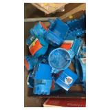 Lot of electric boxes