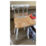 Gray stool chair