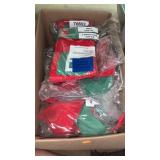 Box of Christmas stockings