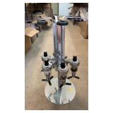 6 bottle bar caddy/ liquor dispenser