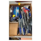 Flat of pens
