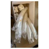 6 sleeves of plastic cups and 3 rolls of toilet