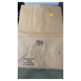 Stack of brown grocery bags