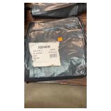 Stack of black 40-45 gal garbage bags