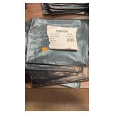 Stack of black 40-45 gal garbage bags