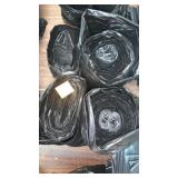 4 rolls of 7 gal black trash bags