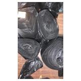 4 rolls of 7 gal black trash bags