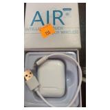Air wireless earbuds with charger