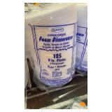 Stack of 125 styrofoam plates