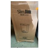 Slim Jim trash container