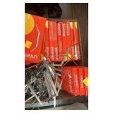 Flat of 2 in paper fasteners