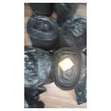4 rolls of 7 gal black trash bags