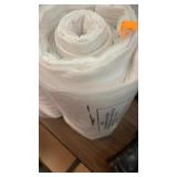 1 roll of white trash bags