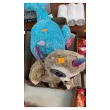 2 stuffed toys