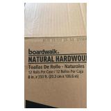6 rolls of boardwalk paper towels