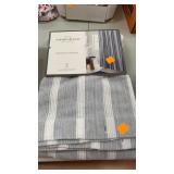 Threshold shower curtain