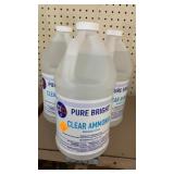 3 bottles Clear Ammonia