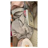 Group Lot of Itwms-curtains, plates,