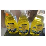 3 bottles Joy Proffesional pot and pan Detergent