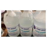 3 Bottles Pure Bright Clear Ammonia