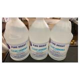 3 Bottles Pure Bright Clear Ammonia
