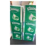 6 boxes Kleenex w/lotion