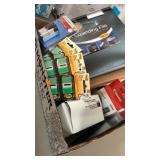 Flat of Misc w/ post it flags