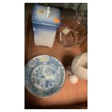 Vintage Glass Items Flat