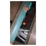 Metal Tool Box w/Tools Flat