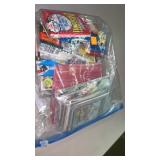 Bag of Assorted Baseball Cards and Basketball