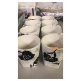 Set of 8 home cups