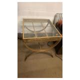 Table with glass top