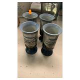 4 lighthouse cups