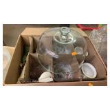 Glass and figurine s