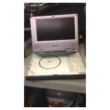 Porttable DVD player & case