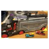 Truck Hauler Car Case and 2 Vntg Cars