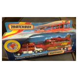 Matchbox Fire Sootter Plane Transporter