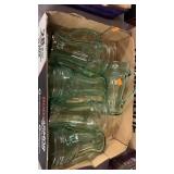 Coca Cola glasses with handles