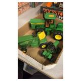 3 John deere tractors