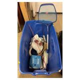 Tote with pool items