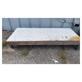 White Cart w/ Wheels