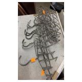 9 Metal Hangers (some w/ very sharp points)