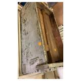 Vintage Wood box w/ hard wood furniture leg post