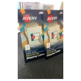 2 packs shipping labels