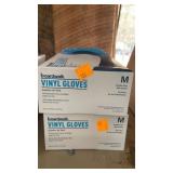 2 boxes  Vinyl Gloves