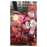 Box of asstd candies & valentines