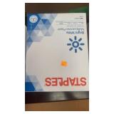 3 reams staples paper 8.5x11