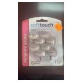 Soft touch furniture glides