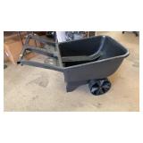 Plastic smart cart 450 -cracked handle-