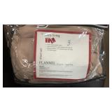 Flannel KING sheet (tan)